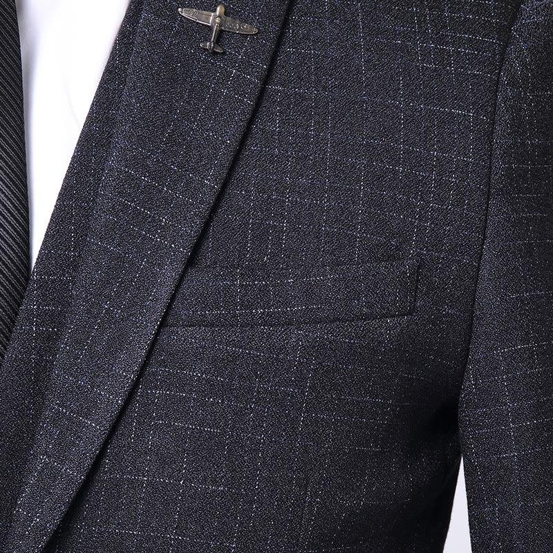 Classic Three-Piece Suit for Men: Timeless Elegance with Jacket, Vest, and Pants Ensemble - Your-Look