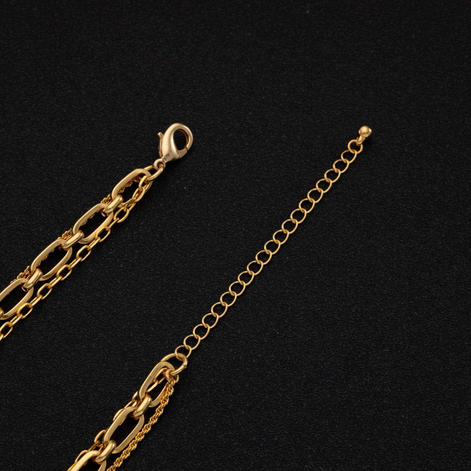 Radiant Star Clavicle Chain: 18k Gold Plated Necklace Accessories - Your-Look