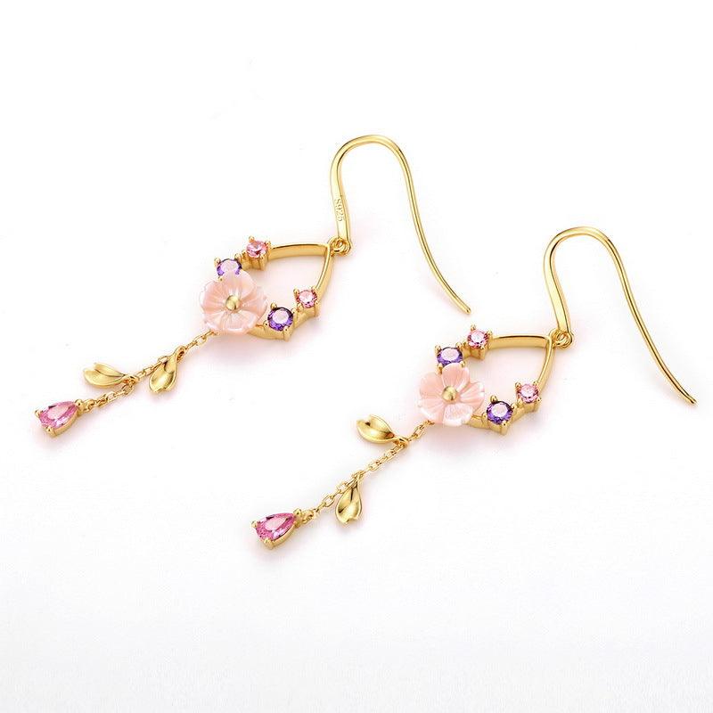 925 Sterling Silver Floral Jewelry Set: Exquisite 18K Gold Plating - Your-Look