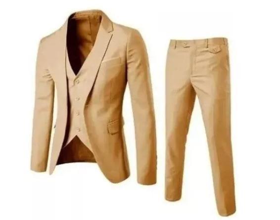 Affordable Modern Three-Piece Business Casual Suit for Men: Effortless Elegance with a Contemporary Twist at Low Price - Your-Look