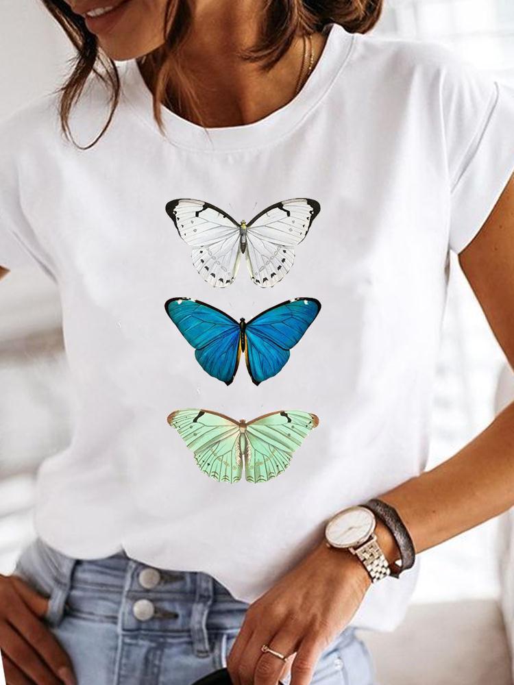 Round Neck Minimalist Retro Loose Fitting Women&