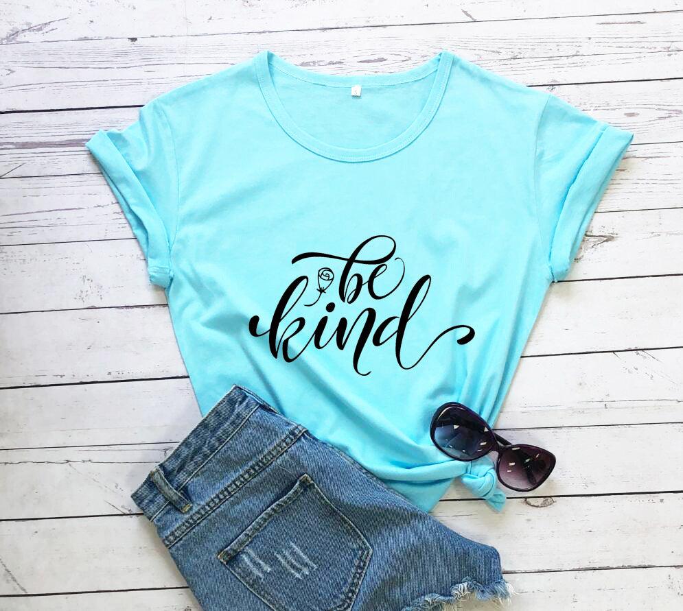 "Be Kind" Rose Style Short Sleeve Tee