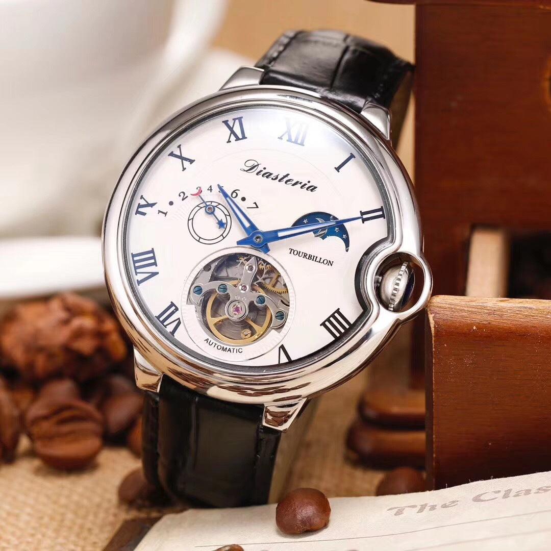 "Stellar Elegance" Big Dial Star Double Eagle Mechanical Watch - Command Attention with Celestial Sophistication - Your-Look