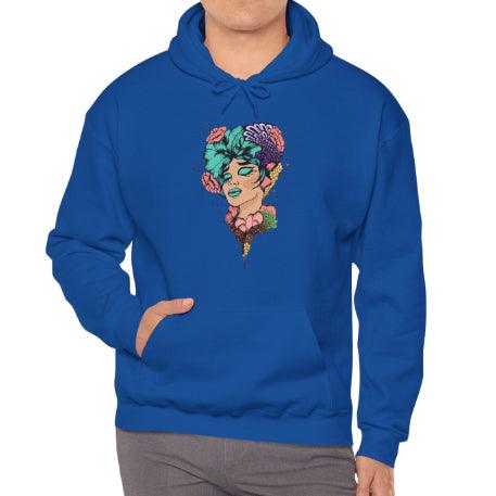 European And American Cartoon Head Print Hooded Sweatshirt - Fashion - Your-Look