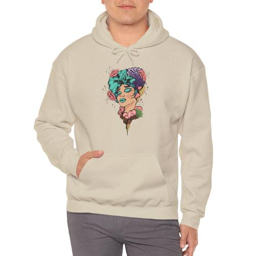 European And American Cartoon Head Print Hooded Sweatshirt - Fashion - Your-Look
