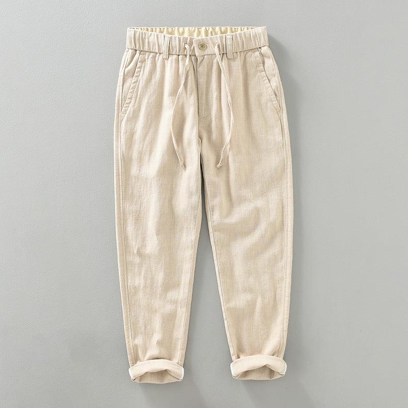Breathable Cotton Linen Straight Casual Pants - Fashion - Your-Look