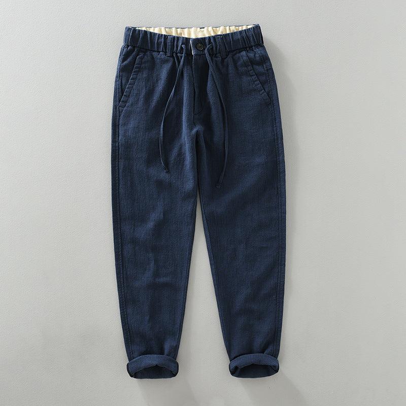 Breathable Cotton Linen Straight Casual Pants - Fashion - Your-Look
