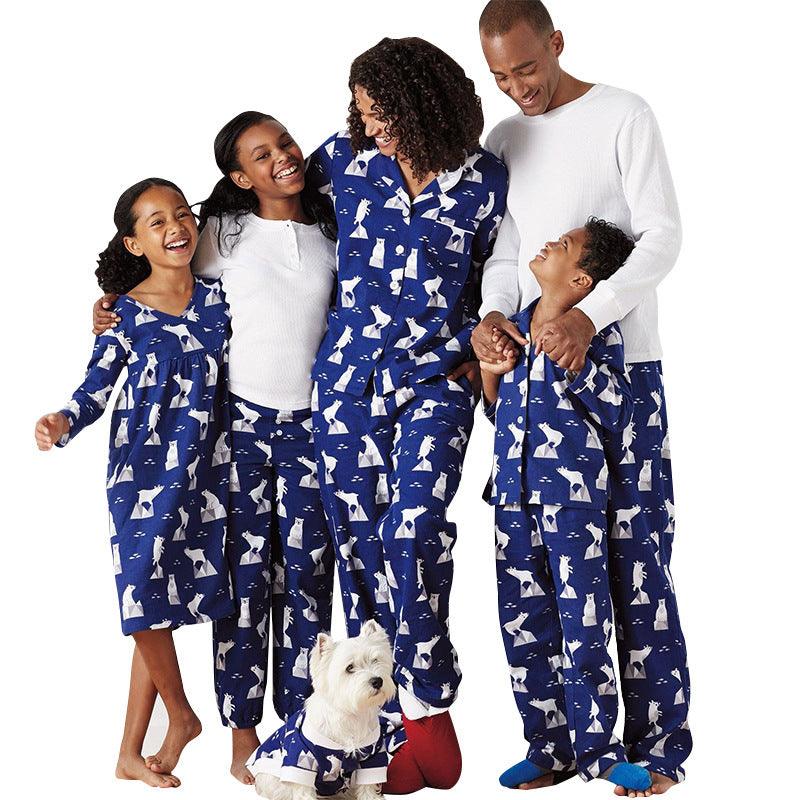 "Family Comfort" Casual Two-Piece Pyjama Set - Relaxing Together in Style - Your-Look