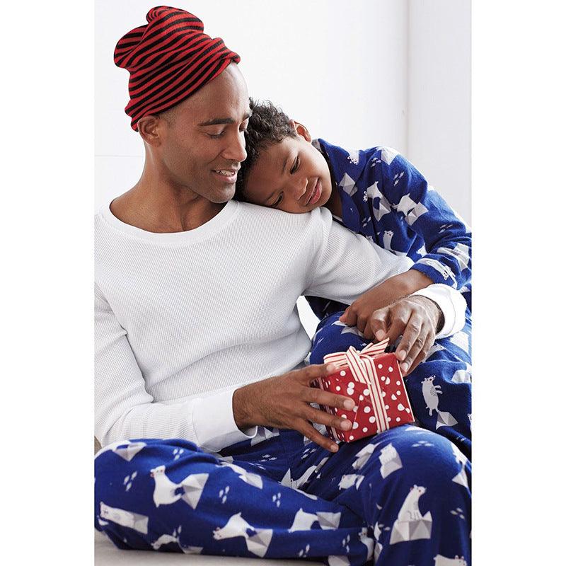 "Family Comfort" Casual Two-Piece Pyjama Set - Relaxing Together in Style - Your-Look