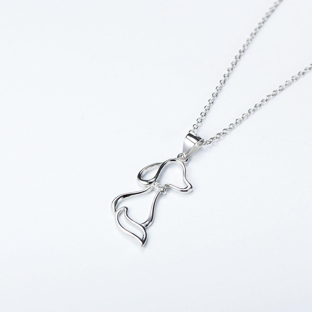 Charming 925 Sterling Silver Dog Necklace for Women - Your-Look