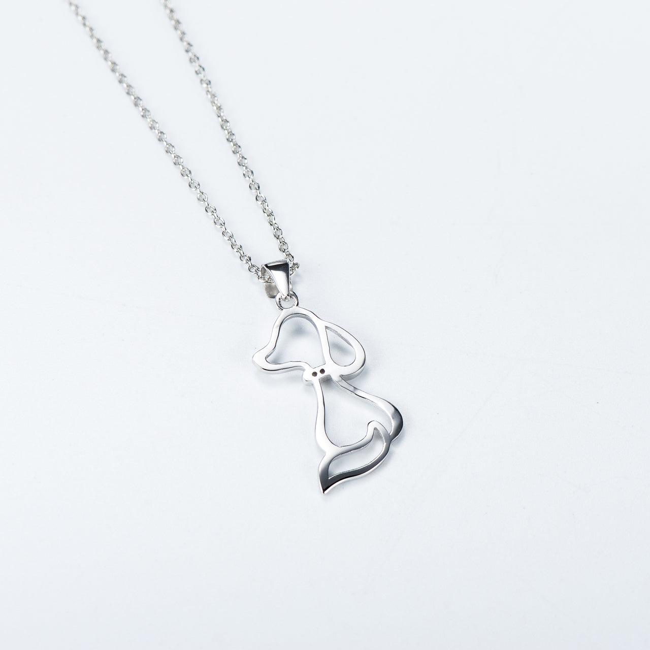 Charming 925 Sterling Silver Dog Necklace for Women - Your-Look