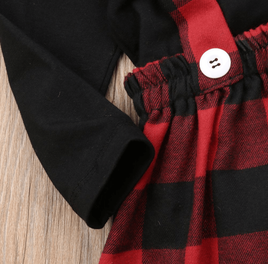Chic Plaid Charm: Girls&