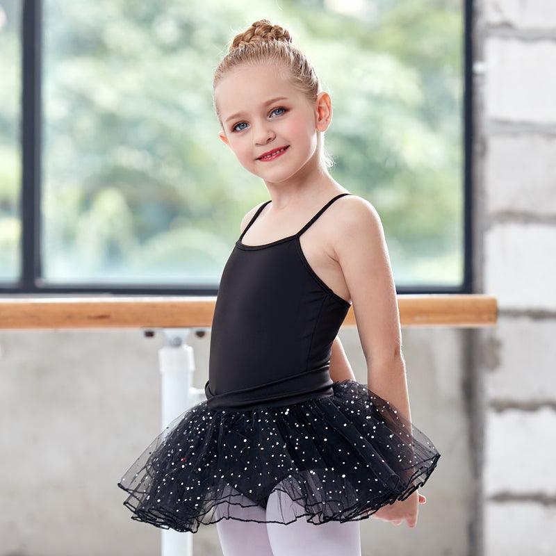 Children Girl Practice Clothes Summer Suspenders Ballet Dance Skirt - - Your-Look