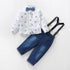 Three-piece suit of gentleman dress suspenders - - Your-Look