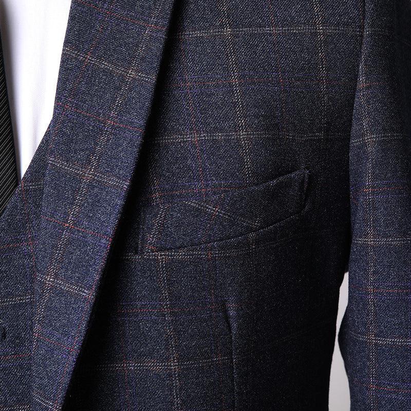 Classic Three-Piece Suit for Men: Timeless Elegance with Jacket, Vest, and Pants Ensemble - Your-Look