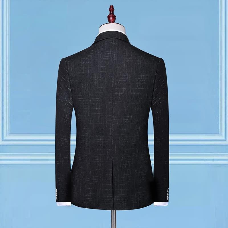 Classic Three-Piece Suit for Men: Timeless Elegance with Jacket, Vest, and Pants Ensemble - Your-Look