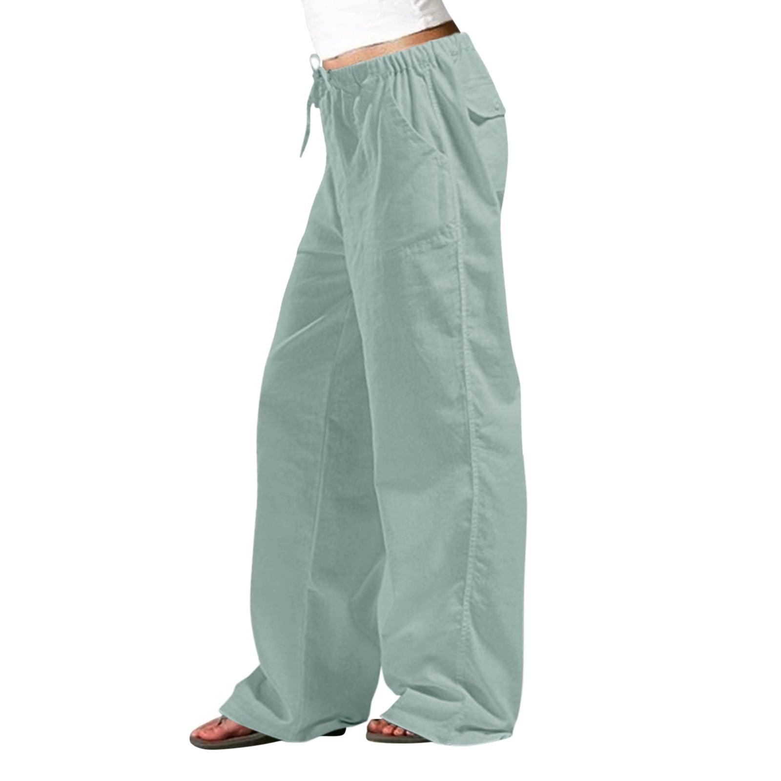 Comfortable and Stylish Elastic Waist Linen Trousers for Women: Effortless Chic with Added Convenience - Your-Look