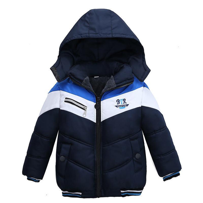Long Sleeved Hooded Padded Jacket For Boys - - Your-Look