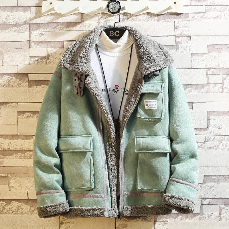 Fashion Lamb Wool Casual Men&