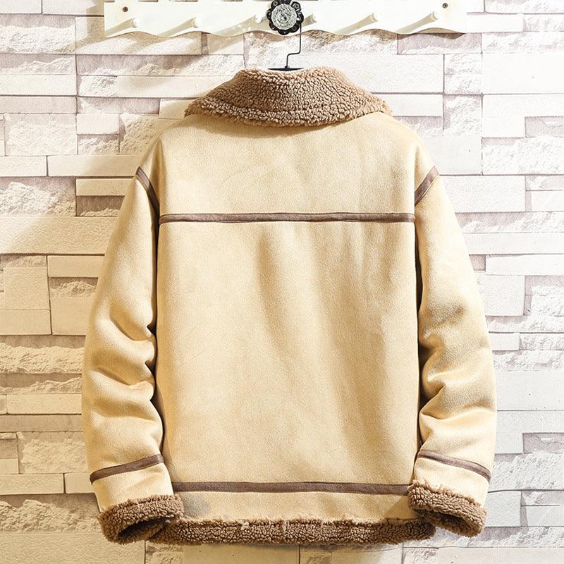 Fashion Lamb Wool Casual Men&