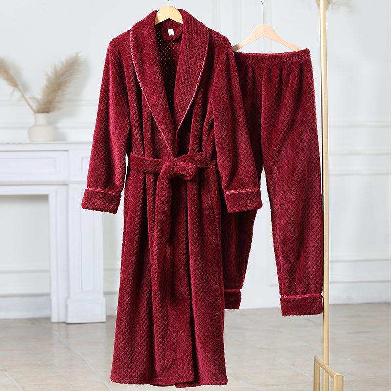 Cozy Flannel Thermal Pyjamas Suit: Your Ultimate Comfort Companion - Your-Look