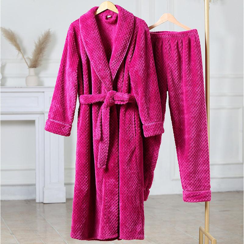 Cozy Flannel Thermal Pyjamas Suit: Your Ultimate Comfort Companion - Your-Look