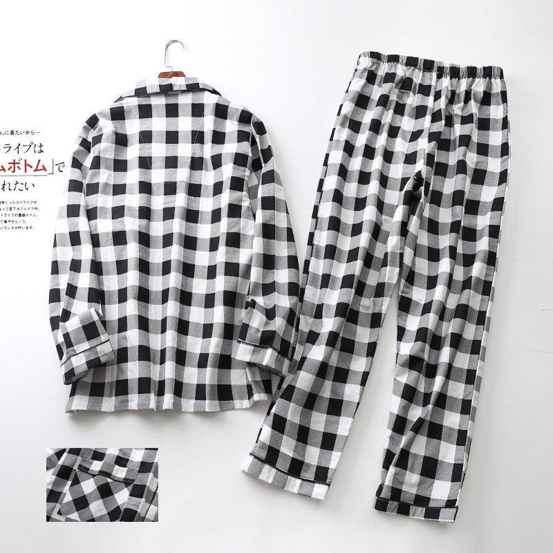 Cozy Harmony" Long-Sleeved Trousers Pyjama Set for Men and Women - Matching Comfort for Couples - Your-Look
