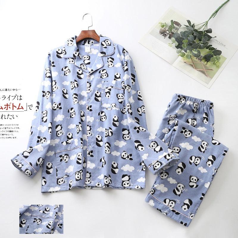 Cozy Harmony" Long-Sleeved Trousers Pyjama Set for Men and Women - Matching Comfort for Couples - Your-Look