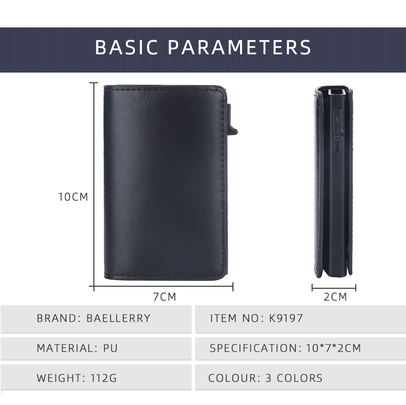 "Guardian Shield" Crazy Horse Leather Anti-Degaussing Card Clamp for Men - Security and Style Combined - Your-Look