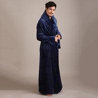 "Cuddle Haven" Thick Coral Flannel Bathrobe for Men and Women - Wrap Yourself in Plush Comfort - Your-Look