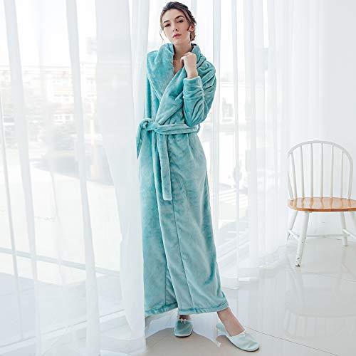 "Cuddle Haven" Thick Coral Flannel Bathrobe for Men and Women - Wrap Yourself in Plush Comfort - Your-Look