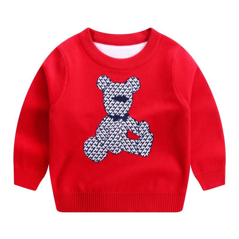 Double Layer Warm Sweater Knitwear Children&