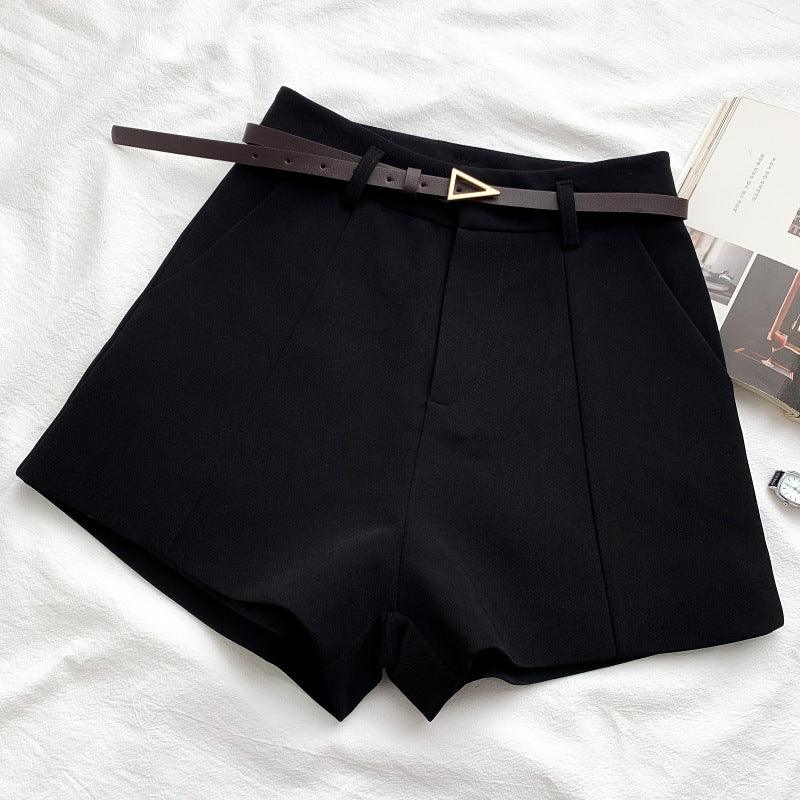 Effortless Elegance: High Waist Slim Shorts for Women - Your-Look