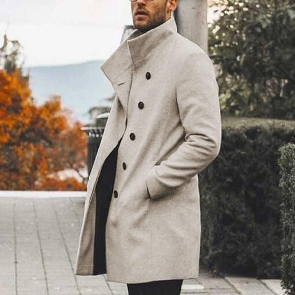 Fashion Trench Coat Men&