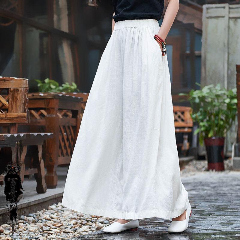 Effortless Sophistication: Linen Stone Washed Trousers for Relaxed Elegance - Your-Look