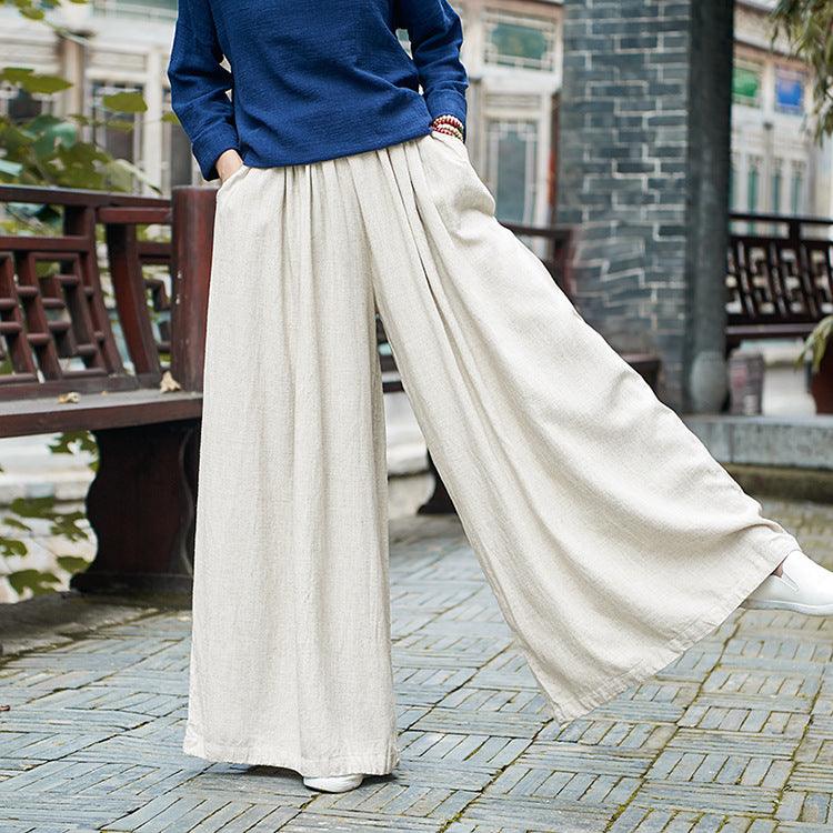 Effortless Sophistication: Linen Stone Washed Trousers for Relaxed Elegance - Your-Look
