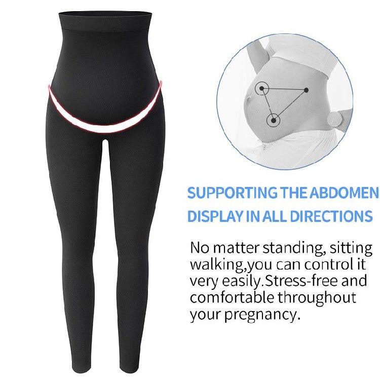 Elevate Comfort: Maternity High Waist Leggings Pants