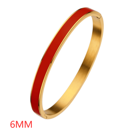 Elevate Your Style with Epoxy Jewelry Ladies Gold Stainless Steel Bracelet - Your-Look