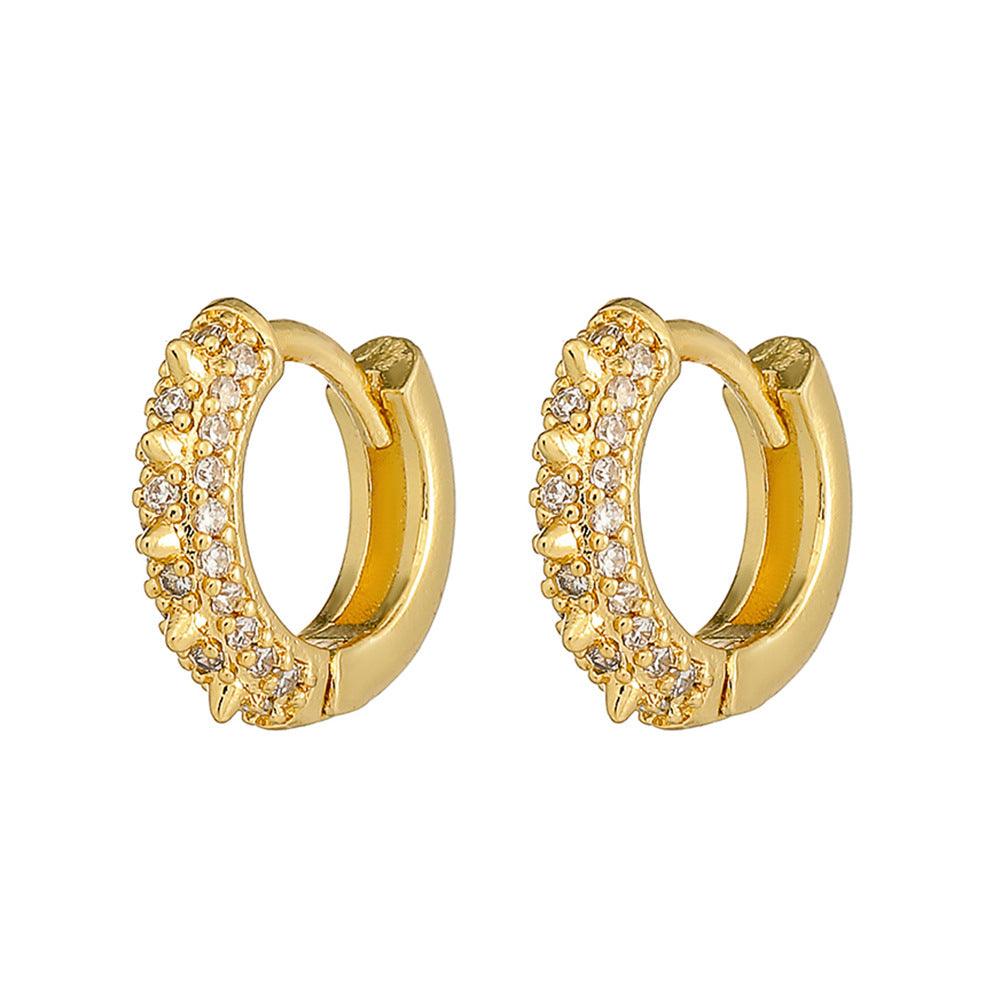 Elevate Your Style with Fashion 18K Gold Plated Geometric Earrings