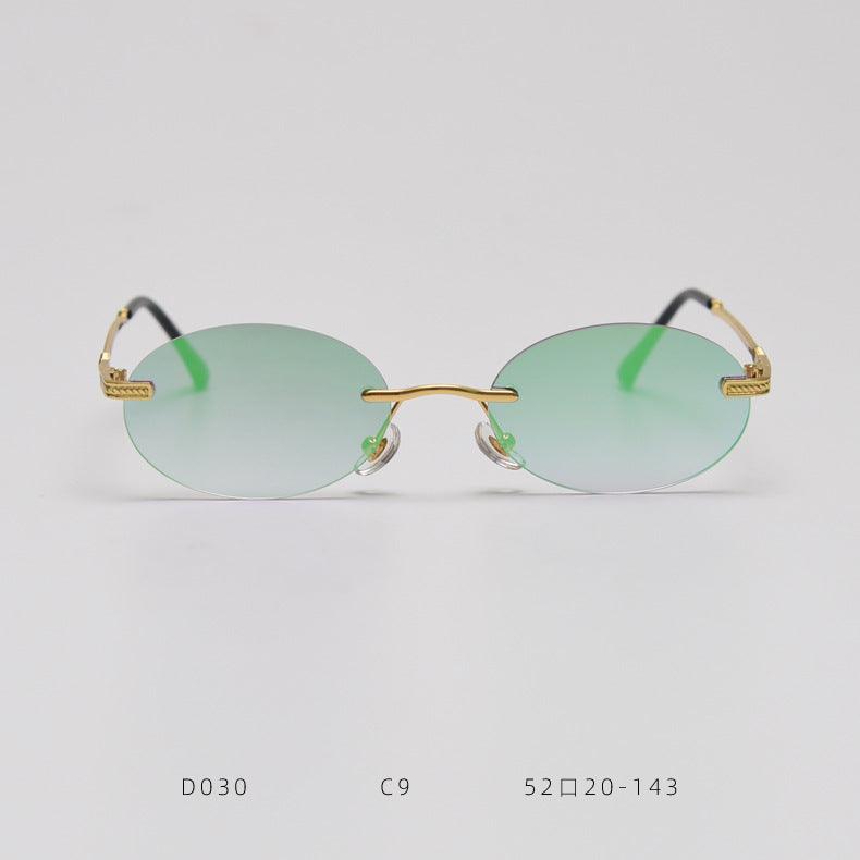 Embrace Vintage Glamour with Retro Metal Color Film Sunglasses for Women - Your-Look