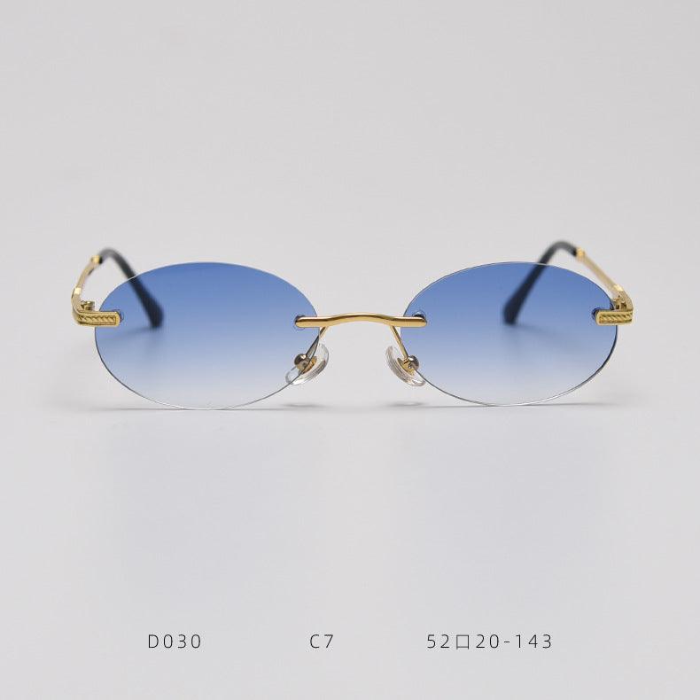 Embrace Vintage Glamour with Retro Metal Color Film Sunglasses for Women - Your-Look