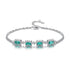 Exquisite S925 Silver Fashion Emerald Ladies Bracelet Jewelry - Your-Look