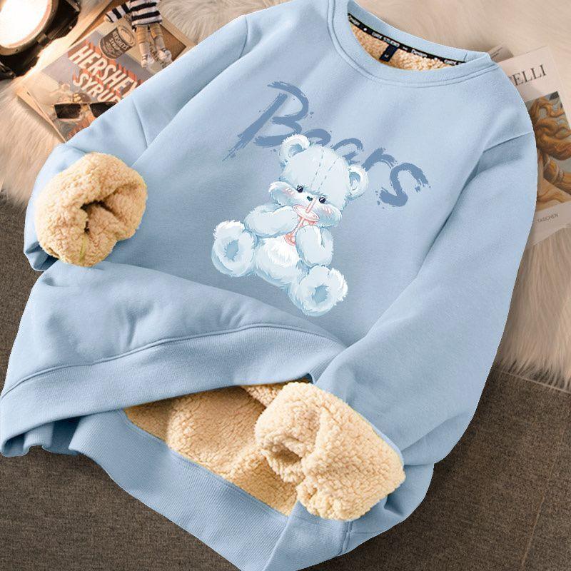 Fashion Thickened Printed Sweater for Women