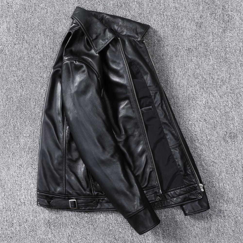 Fine Sheepskin Genuine Leather Men&