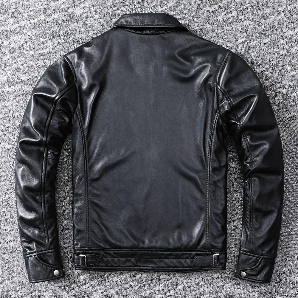 Fine Sheepskin Genuine Leather Men&