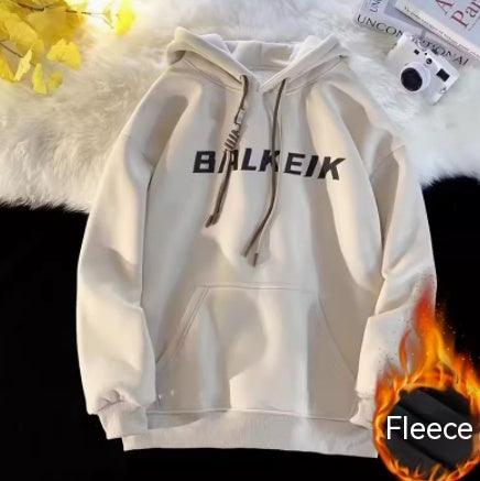 Fleece-lined Baggy Coat Warm Hoodie - Fashion - Your-Look