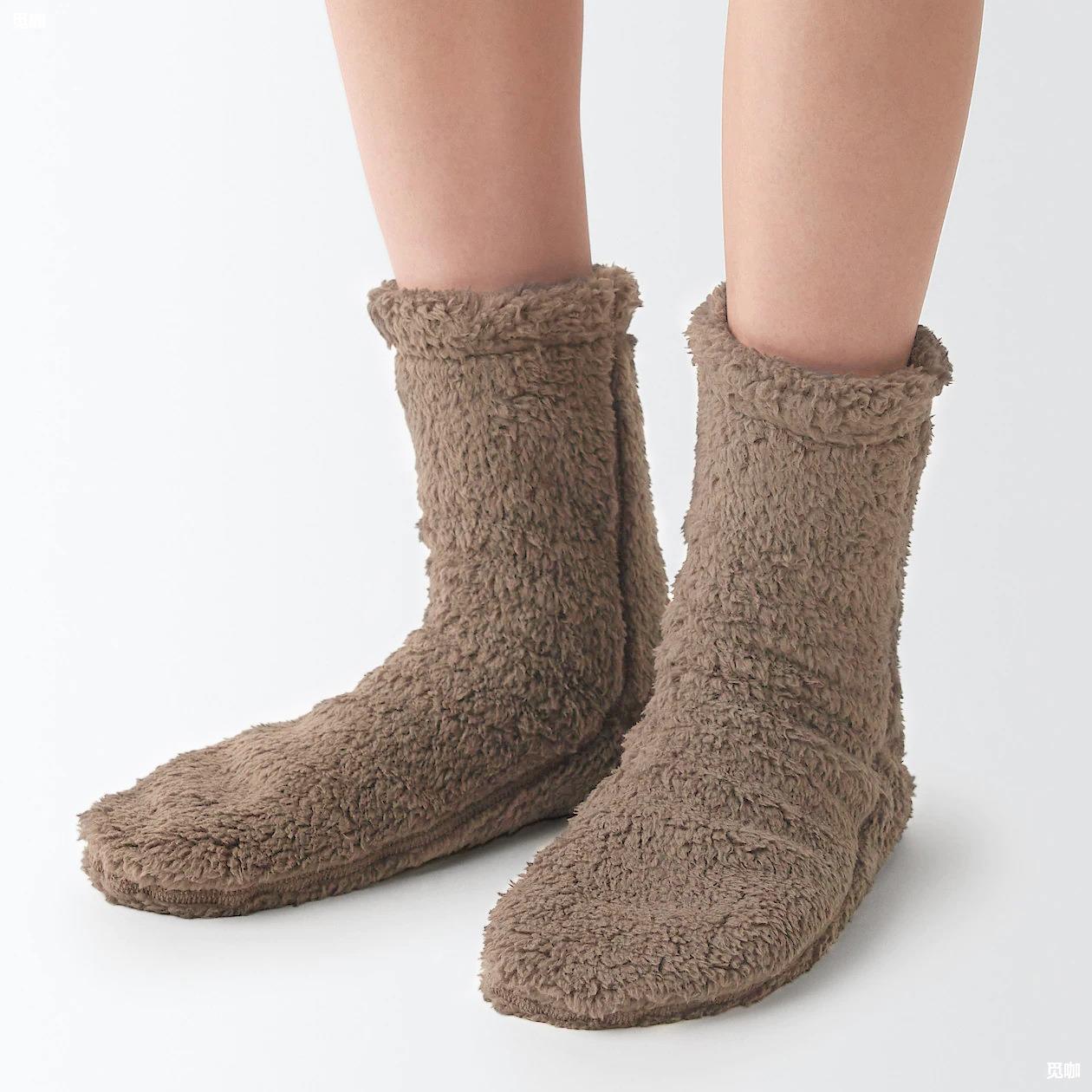 Fleece Lined Padded Warm Keeping Room Socks - Your-Look