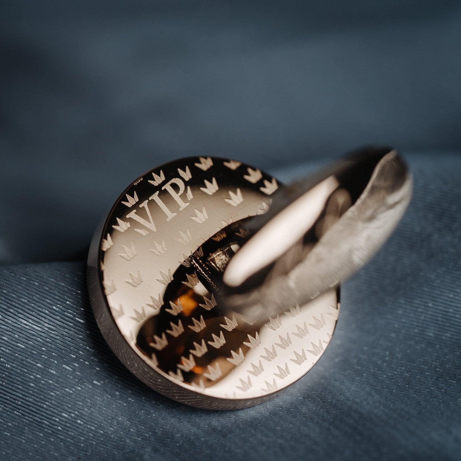 French Rose Gold Cufflinks for Men&
