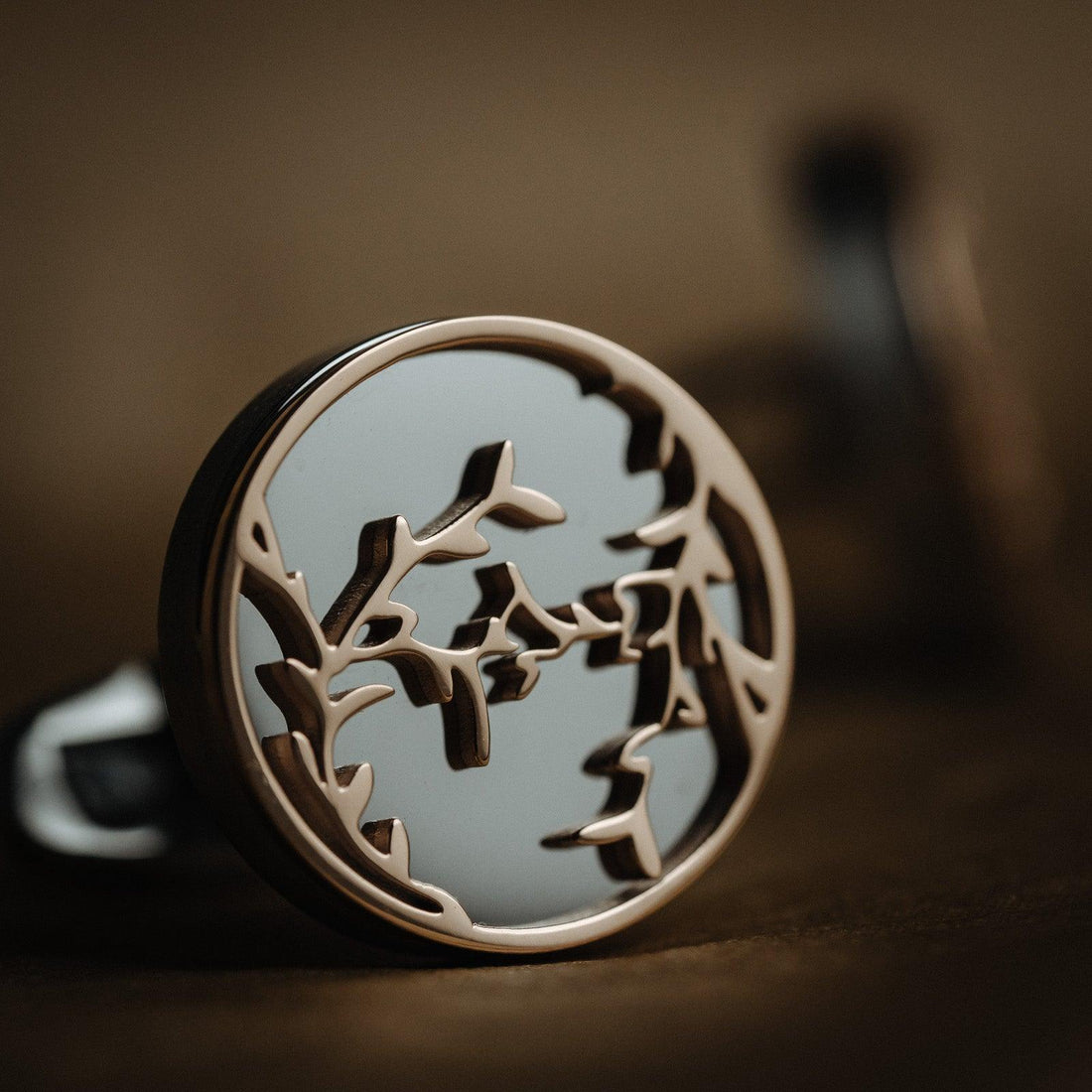 "Modern Elegance" French Steel Color Cufflinks for Men&