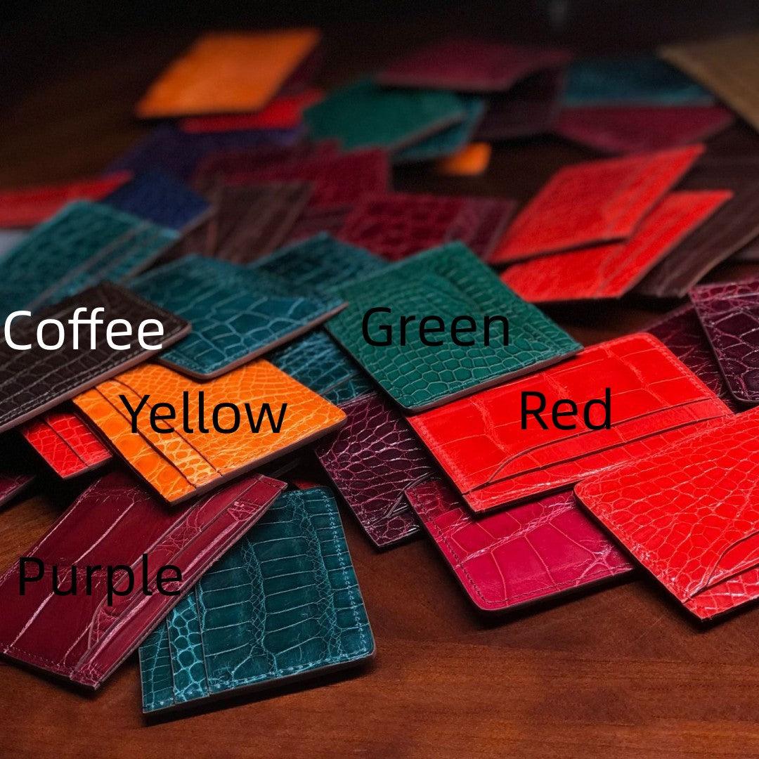 "Crocodile Charm" Genuine Leather Fashionable Men&